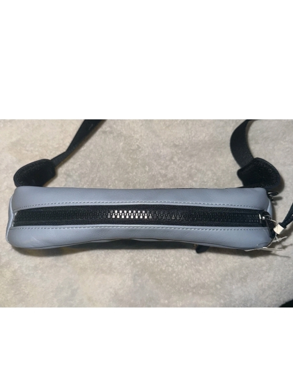 COACH Edge Belt Bag / Fanny Pack - Signature Light Grey /Blue With Strap - NEW - Picture 5 of 8